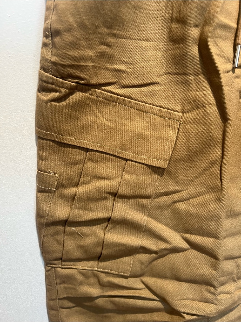 Women’s Baggy Wide-Leg Cargo Pants in Brown - Size Large - Picture 2 of 7